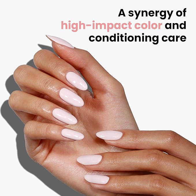 LONDONTOWN lakur Nail Polish - Chip-Resistant, Non-Toxic, Conditions & Hydrates Nails | Glossy Neutral Macaroon at Noon Creme, 0.40 fl oz