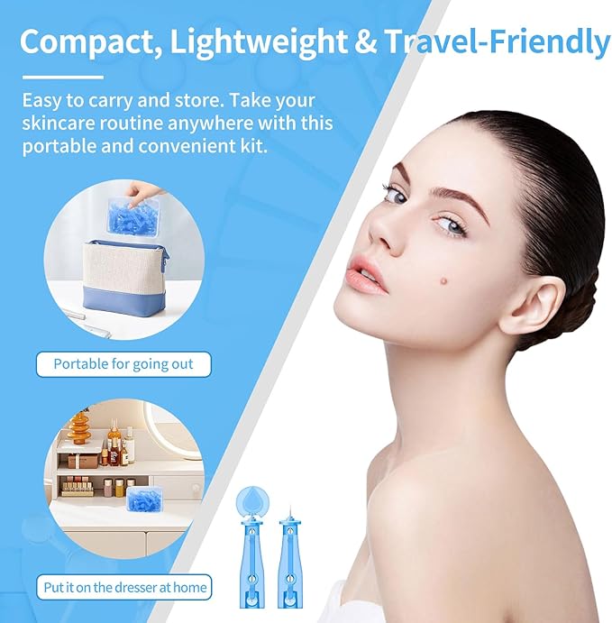 110PCS Disposable Acne Needles, Pimple Popper Tool Kit for Cosmetic Use,Skin Blemish Removal Tool,Convenient for Skincare use at Home and During Travel