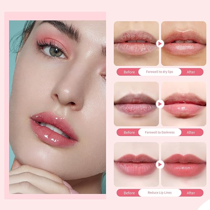 Lip Sleeping Mask Overnight Moisturizer Balm, Lines