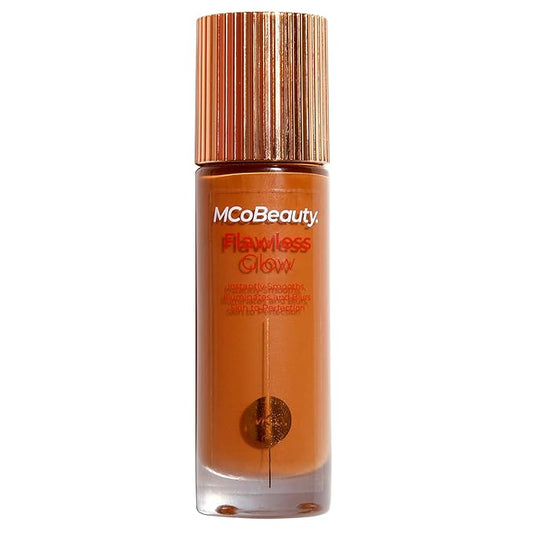 MCoBeauty - Flawless Glow Luminous Skin Filter - 7 Warm Honey- 4-in-1 Multi-Use Formula that Contains Squalane - Includes Doe Foot Applicator - Liquid Illuminator