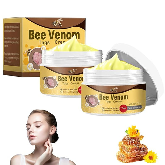 2PCS Bee Venom Comprehensive Cream,Bee Venom Skin Care Cream，Advanced Bee Venom Therapy Cream for All Skin Types