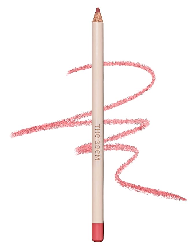 THESAEM Cover Perfection Lip Pencil - Slim, Easy-Blend & Overlip Makeup, Creamy Matte Lip Liner, Long-Lasting with Built-In Sharpener (10 Urbane)
