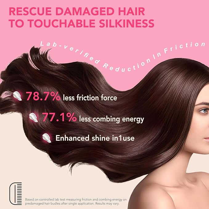 Keratin & Collagen Repair Hair Mask for Damaged Hair | Deep Conditioner Revives Dry, Frizzy, Bleached & Color-Treated Hair | With Argan Oil & Biotin | Treatment for Split Ends | 500ml