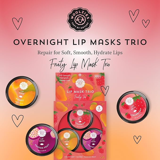Overnight Lip Sleeping Masks Trio - Lips