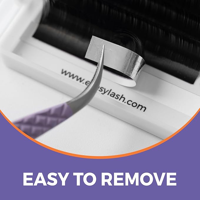 Eyesy Lash Cashmere Volume Eyelash Extensions Premium Individual Lashes - 0.07mm Thickness D Curl 12mm Single Length - Super Soft Matte Black Single Eyelash Easy to Fan for Professional Salon Use