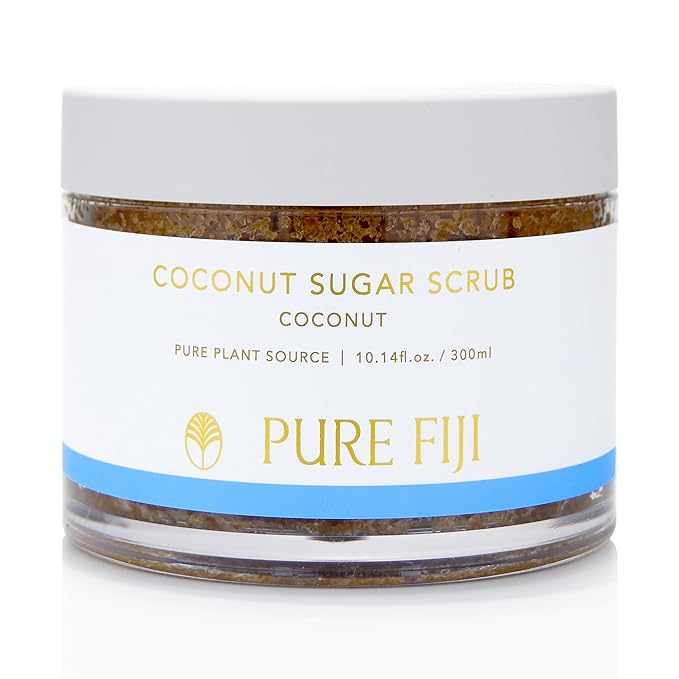 Pure Fiji Coconut Sugar Body Scrub, Coconut (10.14oz/300ml)
