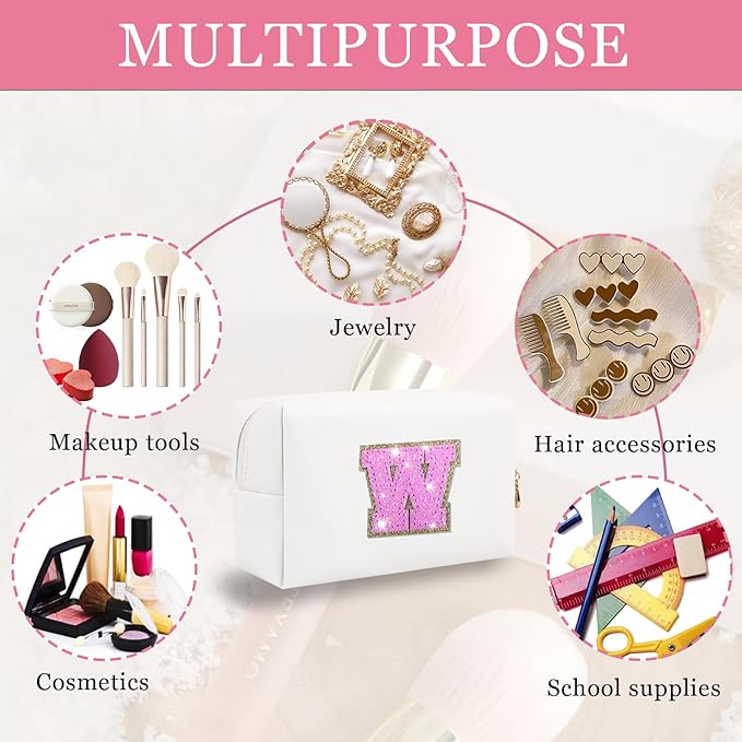 Personalized initial letter patch makeup