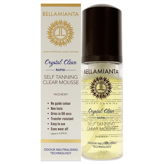 Rapid Self-Tanning Mousse - Crystal Clear for Women - 5.07 oz Bronzer (I0110301)