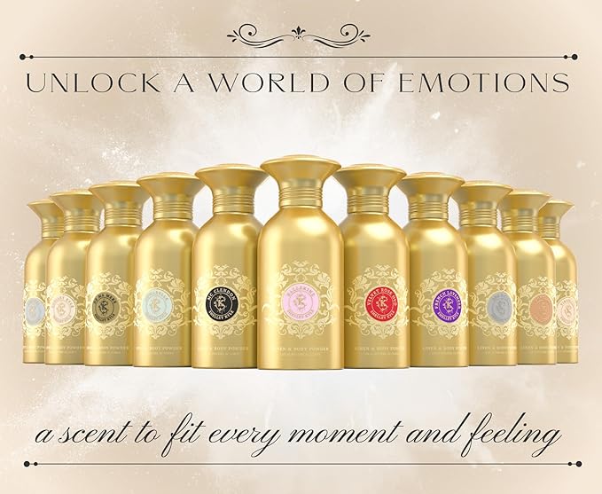 Talc-Free Body Powder for Women for Daily Use and After Bath - Ballerine 365 g (Puff not Included)