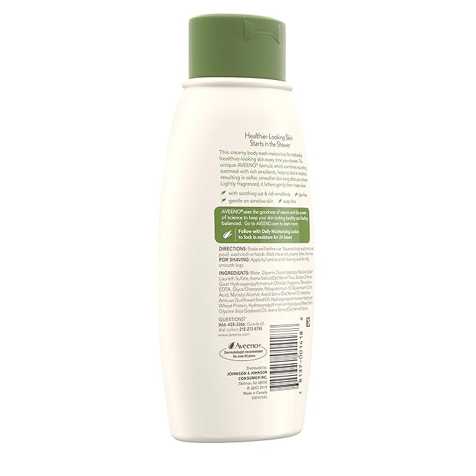 Aveeno Daily Moisturizing Body Wash, 12 Fl Oz