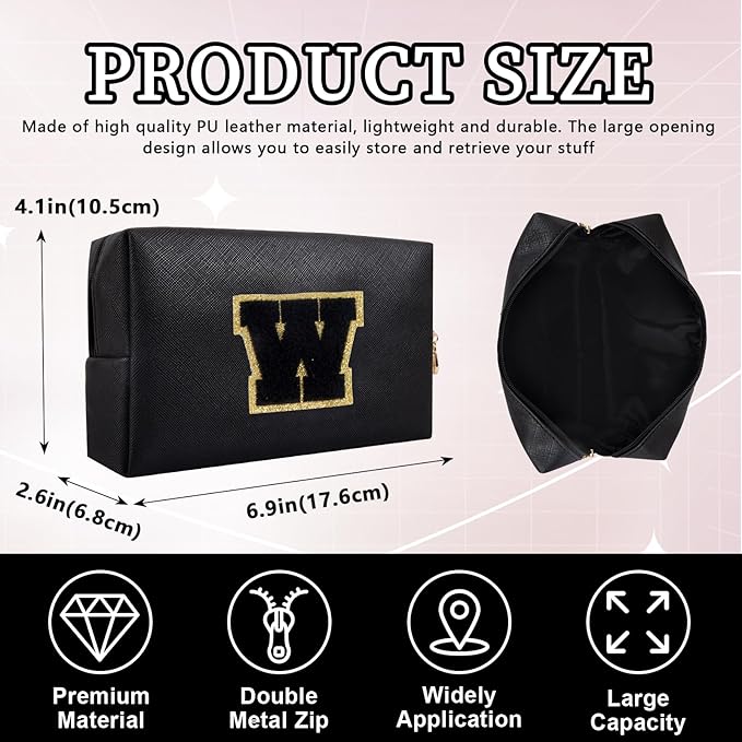 Personalized initial letter patch makeup