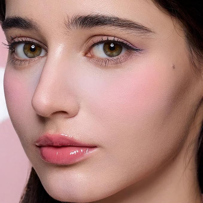 Flower Knows Butterfly Cloud Collar Rouge Box Highlighting & Blush Duo Powder,Purple Matte Finish Blush & Highlighter Palette,Buildable & Blendable Makeup for cheeks(04 Fluttering Romance)