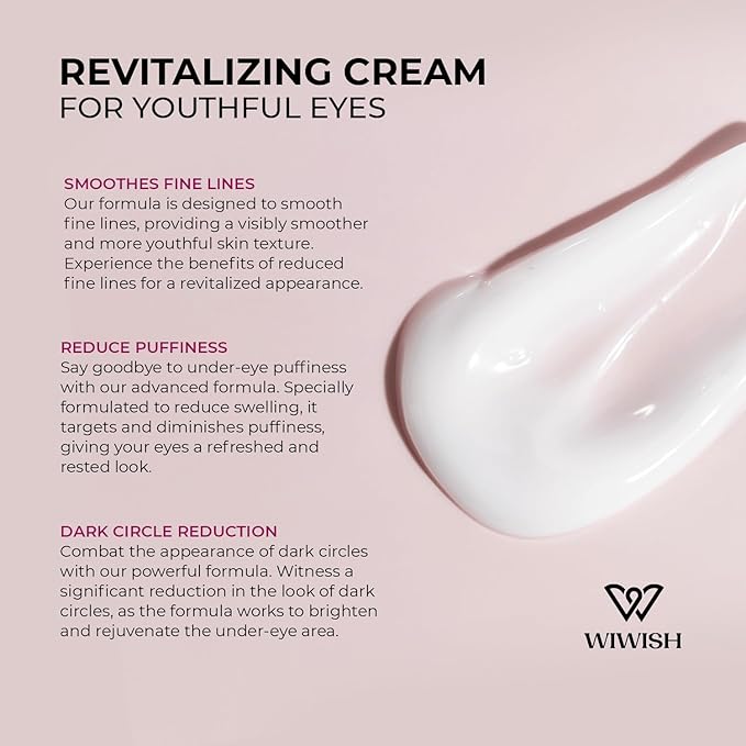 Advanced Retinol Eye Cream: Under Eye Cream for Dark Circles and Puffiness, Anti-Aging Eye Cream for Wrinkle Reduction and Firming, Under Eye Treatment Reduces Fine Lines and under eye bags