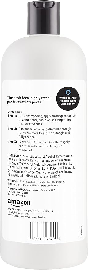 Amazon Basics Moisture Rich Conditioner, 28 Fluid Ounce