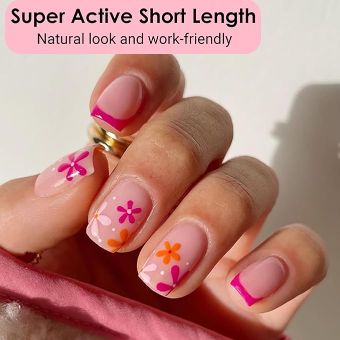 Extra Short Square Nail Tips, SINOKAME Wider Fit Short Square Fake Nails Clear Press on Nails,Pre-etched Soak Off Nail Extension DIY Nail Salons,600 Pcs 10 Sizes with Refill Sizes 5 &6