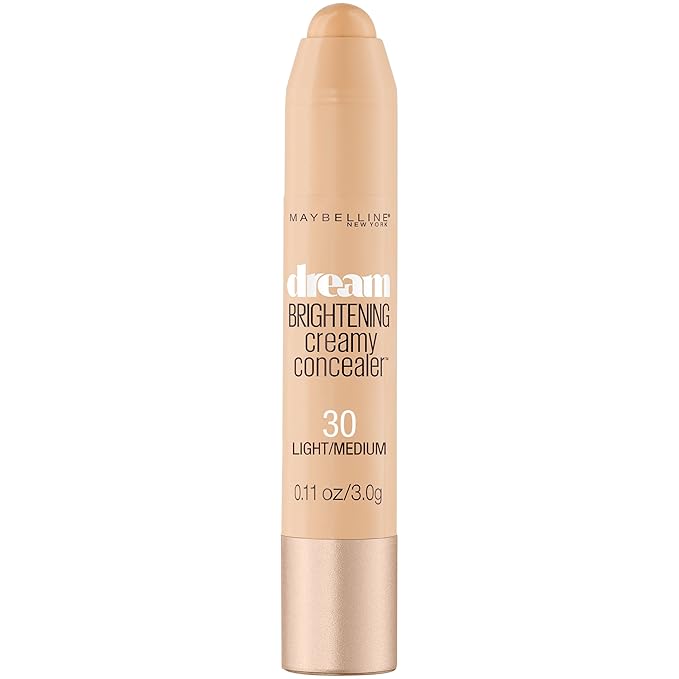 Maybelline Dream Brightening Creamy Concealer, Light/Medium, 0.11 oz.