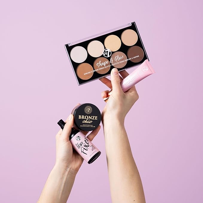W7 Shape & Glow Makeup Set - Dewy