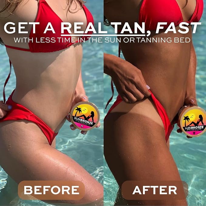 Original Sun Bronze Ultra Tanning Butter - Juicy Watermelon, Use in the sun outdoor or tanning bed Better than tanning oil Tan faster with premium natural ingredients Safe for Sensitive Skin