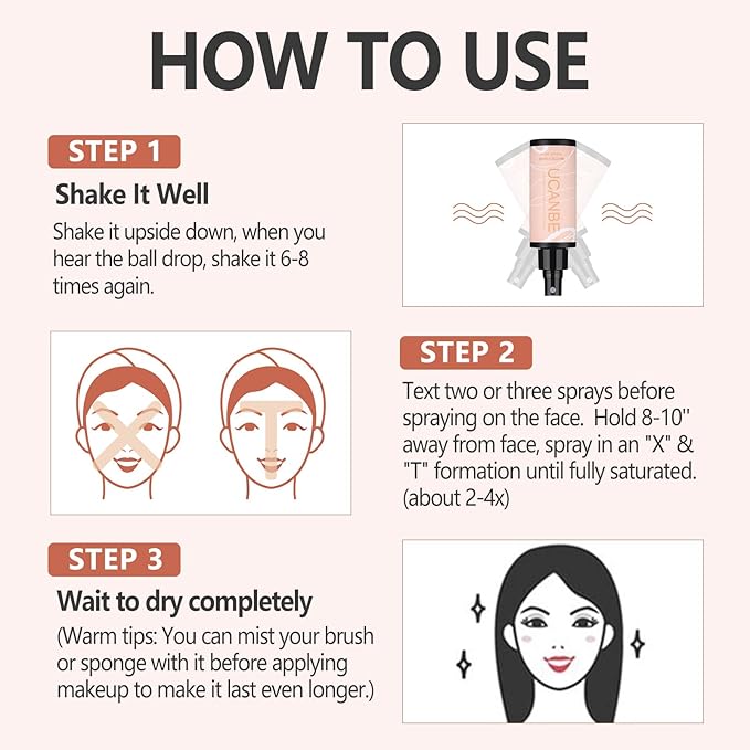 Long Lasting Makeup Setting Spray Kit - 3.38 Fl oz Super Matte Finish Setting Mist Lightweight Face Make up Fixer for Oily Skin + 1PC Sponge Puff + 1PC Powder Puff