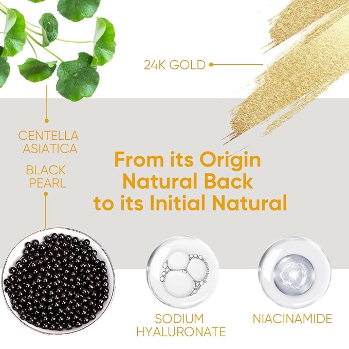 24k Gold Eye Treatment Maks 60PCS Under Eye Patch Cooling Under Eye Pads for Brightening Repairing and Refreshing Your Skin Under Eye Mask, Beauty Skin Care(gold)