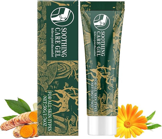 Joint Relief Gel, Soothing Massage Cream, Rapid Muscle Cream for Knees, Lumbar Spine, Neck, Hands and feet (1pcs)