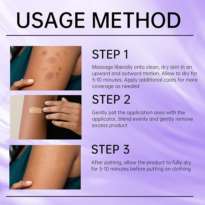 Body Coverage Perfector with Brush - Waterproof Leg & Body Makeup for Skin Imperfections & Uneven Tone, Transfer-Resistant Natural Finish Concealer, Flawless Looking Legs (Natural Radiance)