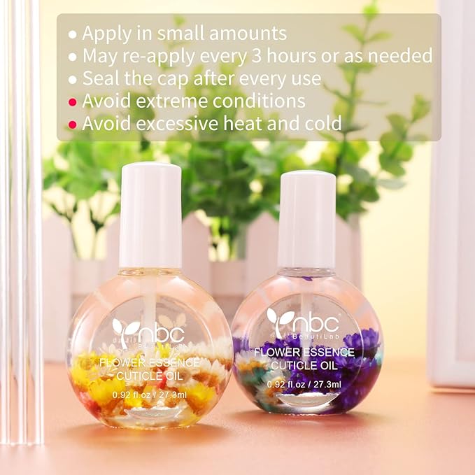 FLOWER Essence Cuticle Oil. Use