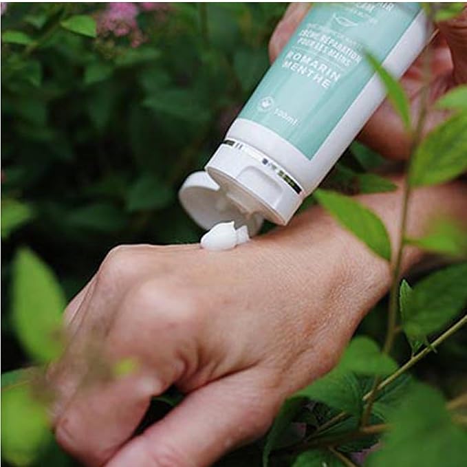 Hand Cream Set of 2, with Shea Butter, Cocoa Butter, Argan & Almond oil, Moisturizing Dry Hands. Rosemary Mint + Grapefruit Turmeric (100ml x 2/3.38 fl.oz x 2)