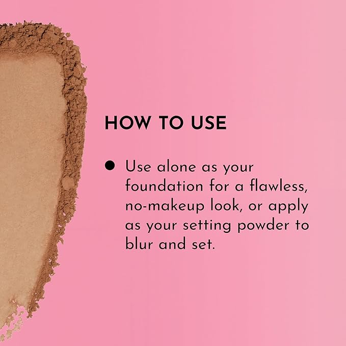 LAWLESS Women's Talc Free Skin Smoothing Powder, Tan, 0.32 oz / 9.1 g