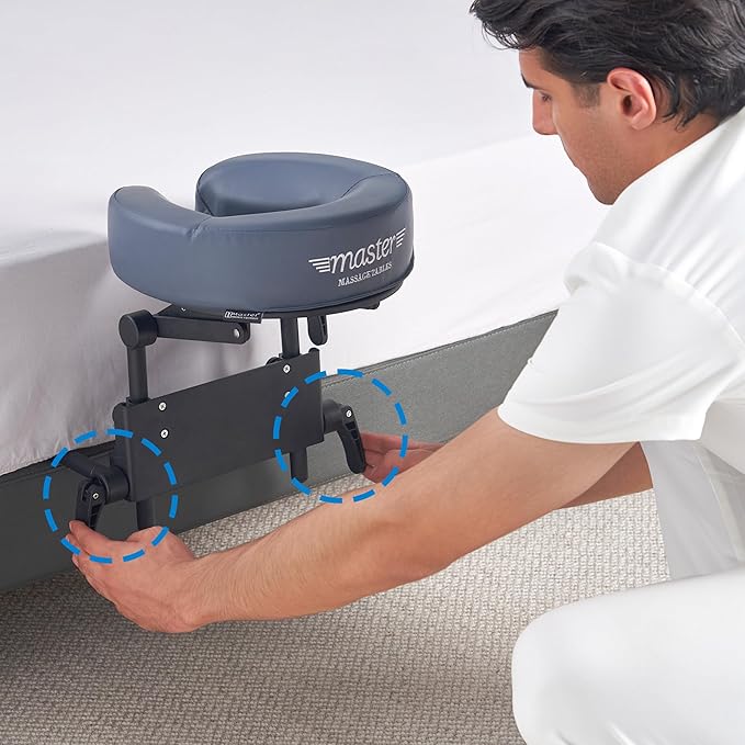 Master Massage Home Mattress Top Massage Kit Adjustable Headrest & Face Cushion Family Use Massage Equipment