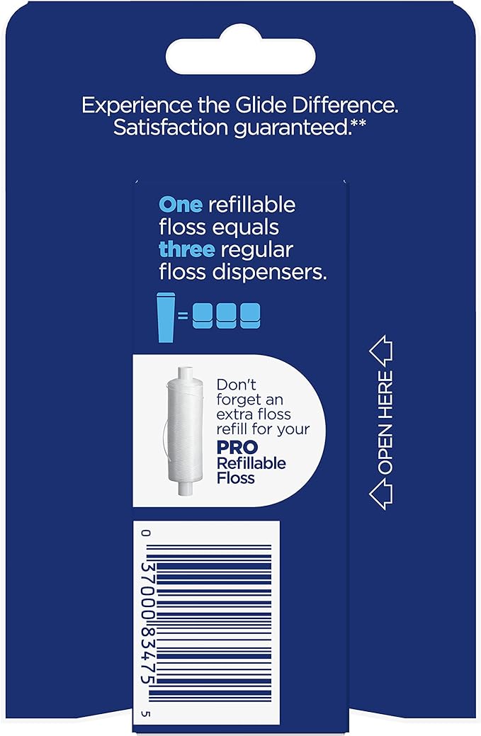 Oral-B Glide PRO Refillable Dental Floss Starter Kit, 120m
