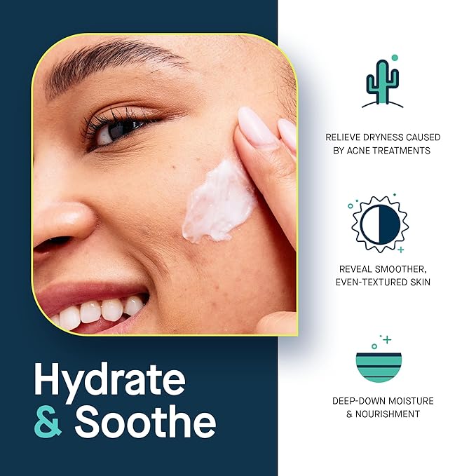 SLMD by Dr. Pimple Popper | Hyaluronic Acid Face Moisturizer 2.0 fl. oz. Hyaluronic Acid Moisturizer Cream for Face, Lightweight, Oil-Free Hydration for All Skin Types, Smooths & Soothes.