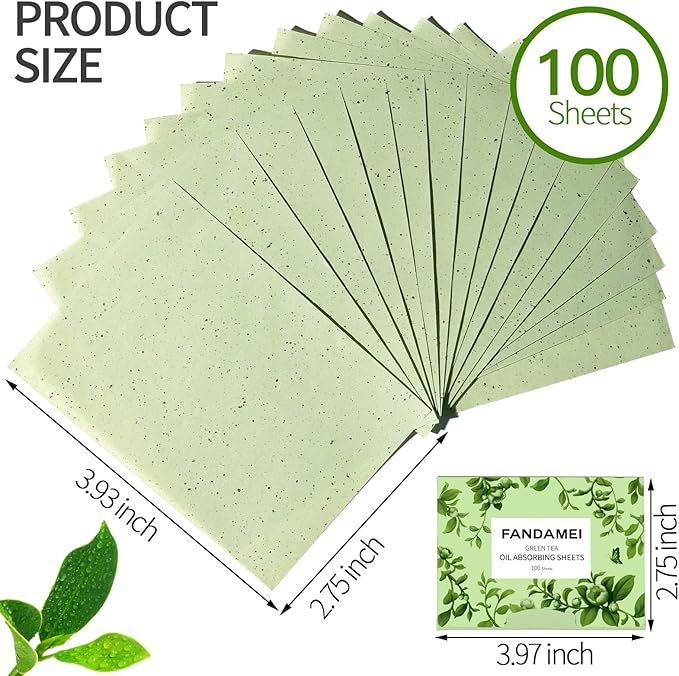 FANDAMEI Oil Blotting Sheets For Face, 600 Sheets Absorbing Tissues