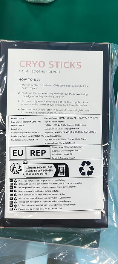 pfefe Stainless Steel Cryo Gua Sha - Gua Sha Facial Beauty Tools - Metal Skin Care Gua Sha for Body SPA Face Neck Eye