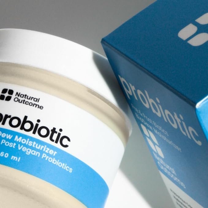 natural outcome Pro Biotic Moisturizer - Probiotic Face and Skin Cream, Hydrating Vegan Bio Moisturizer, Organic, Cruelty-Free Skincare Solution for Radiant, Balanced Skin