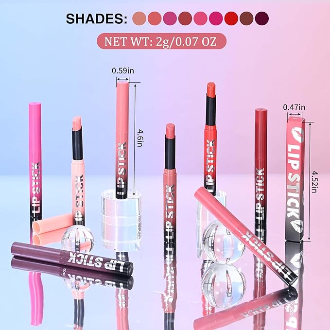 Peach Nude Matte Lipstick，Creamy Silky Matte+Lipsticks，Hydrating Balm-in-Lipstick，Velvety Finish for Women Daily Lip Makeup，High-pigment Formula，Easy to use and color，Vegan & Cruelty-Free 02#