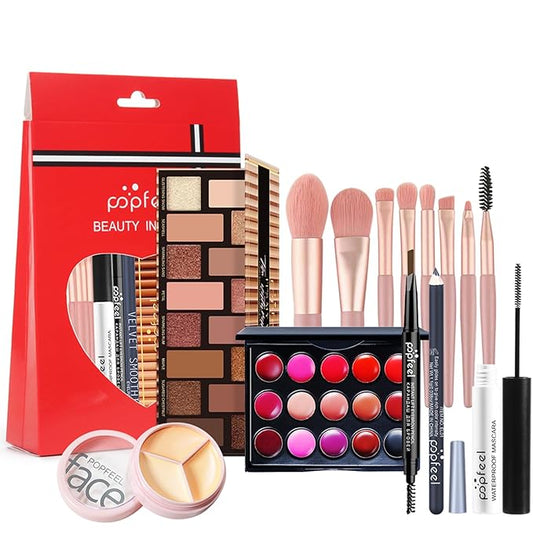 All-in-one Holiday Makeup Gift Set | Full Makeup