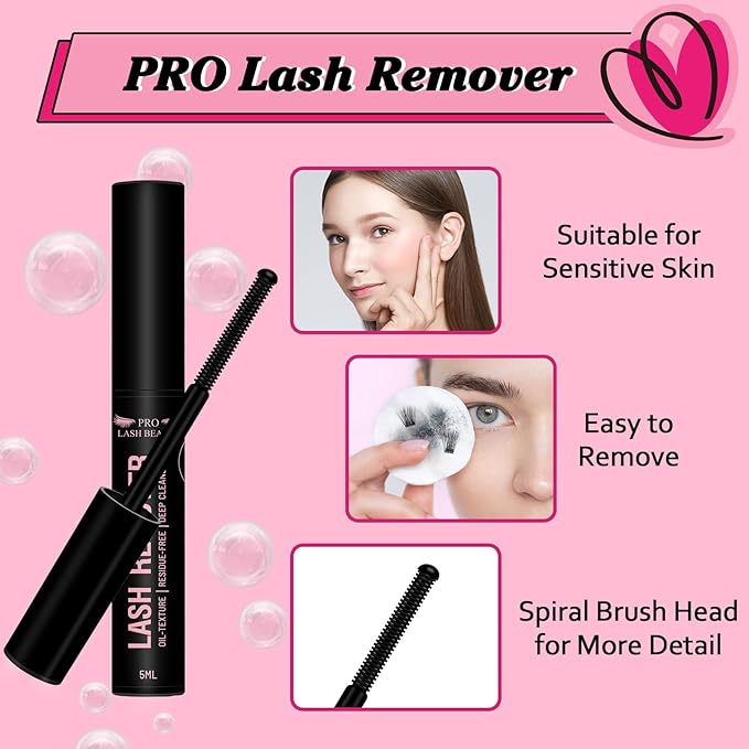 Lash Clusters Kit 280 Pcs Eyelash Clusters Lash Bond and Seal Lash Remover Lash Applicator Individual Lashes Kit Eyelash Brush Easy to Apply at Home(30D+40D-12-18mix Kit)