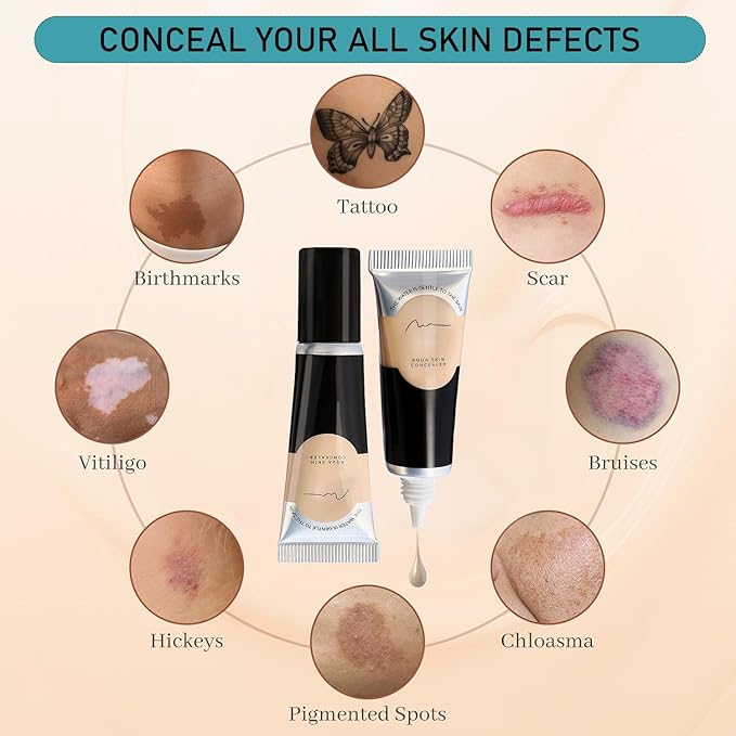Tattoo Cover Up Makeup,Waterproof,Makeup Cover Up,Leg,Body,Waterproof No transfer,Coverage Perfector,Concealer,Tattoo Concealer(01 Natural)