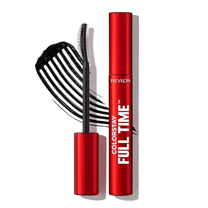 Revlon ColorStay Full Time Mascara, Volumizing Eye Makeup, 24 Hour Wear, Smudge-Proof, Non-Clumping and Flake-Free Formula, 401 Blackest Black
