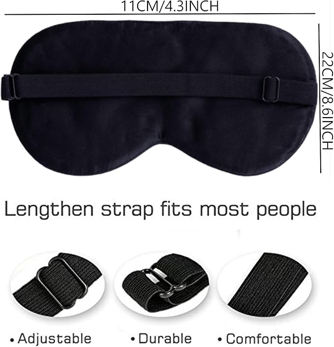 100% Pure Silk Eye Mask Sleep Eye Mask Eye Cover Eyeshade Sleeping Eye Mask Floral Colors (#1)