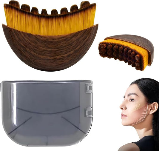 Lymphatic Contour Face Brush,Lymphatic Drainage Massager for Face and Body,Ergonomically Designed to Fit The Skin Precisely,Improves Skin