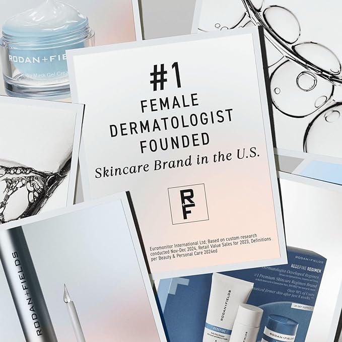 Rodan + Fields REDEFINE AMP MD System | Includes Derma-Roller & Hydrating Intensive Renewing Serum | Skincare with Vitamin A | Beauty Tools