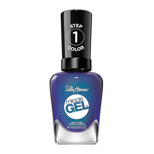 Sally Hansen Miracle Gel™, Hyp-nautical, Long Lasting, Gel-Like Formula, No UV Lamp Needed, Blue Nail Polish