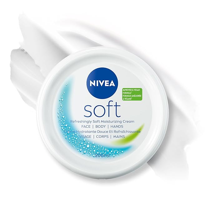 NIVEA Soft Moisturizing Creme 6.8 Ounce (Pack of 4)