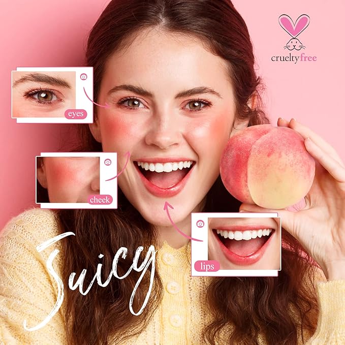 bayfree Lip Tint Stain Set, Korean Water Tint Lightweight Non-sticky, Waterproof Long Lasting Liquid Blush & Lip Stain, Transfer-Proof, Matte Finish Lip Color Makeup (juicy)