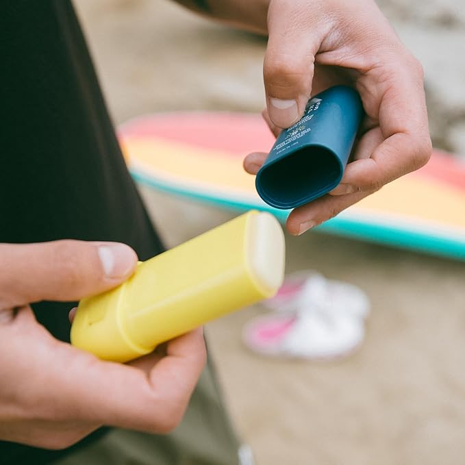 Oars + Alps Matte Face Sunscreen Stick, SPF 50 Travel Sunscreen Roll On for Face & Body, Fragrance Free, Water & Sweat Resistant Sunblock, All Skin Types, Dermatologist Tested, Moisturizing, 2pk