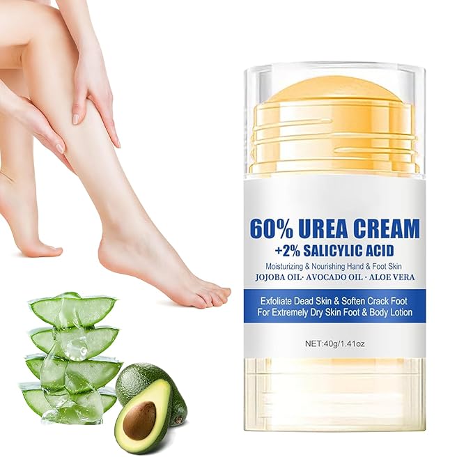 Hydrating and Anti-Cracking Foot Cream, 2025 Moisturising and Relieves Cracking and Dryness Foot Cream, Hand and Foot Repair Cream for Women & Men Callused, Feet, Knee, Elbow, Hand (White-1PC, #01)