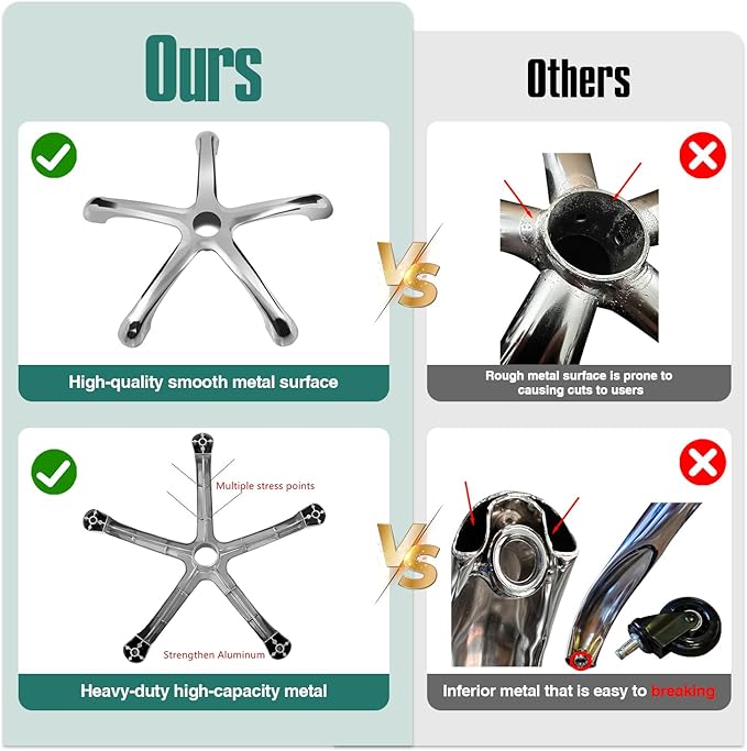 Rolling Stool with Wheels Adjustable Height, Roller Stool for Massage Medical Tattoo Spa Heavy Duty Swivel Desk (Super Thick Cushion, Black)