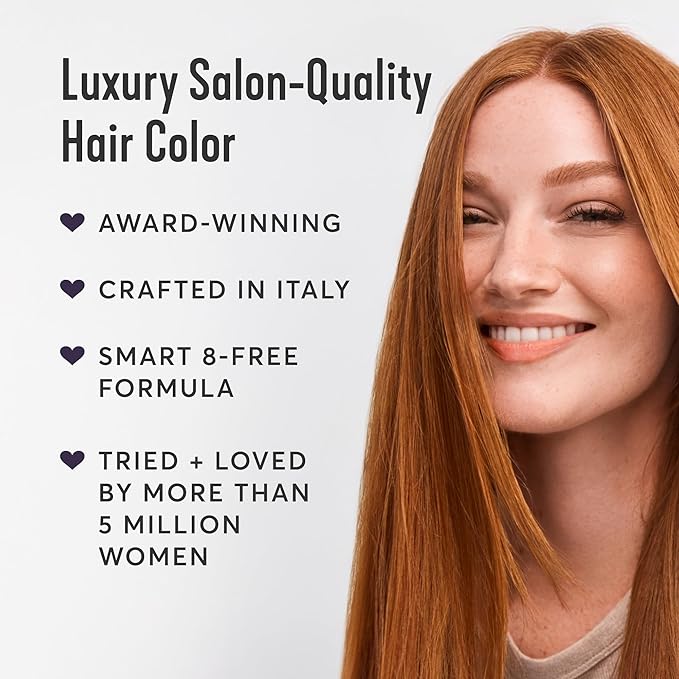 Madison Reed Radiant Hair Color Kit | 7RC Light Red Copper (Carrara Crimson) for 100% Gray Hair Coverage | Salon Quality Permanent Hair Dye | PPD-Free & Ammonia-Free | (Packaging May Vary) 1 Pack
